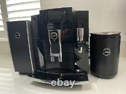 JURA E8 Bean-to-Cup Coffee Machine Package with Milk Cooler, Cup Warmer + MORE +