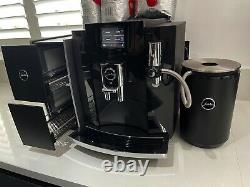 JURA E8 Bean-to-Cup Coffee Machine Package with Milk Cooler, Cup Warmer + MORE +