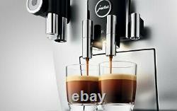JURA J6 Coffee Machine Brilliant Silver Fully Automatic Espresso Maker NEW
