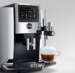 JURA S8 Chrome Automatic Coffee Machine. Model # 15212