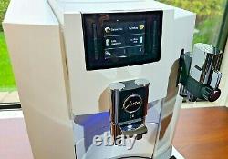 Jura E8 Automatic Coffee and Espresso Machine, Piano White - Slightly Used