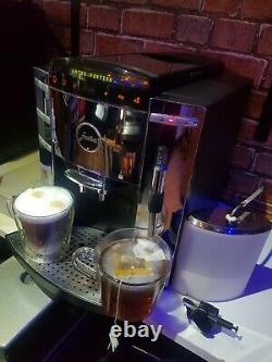 Jura F9 CHROME bean to cup coffee machine cappuccino