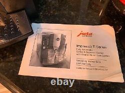 Jura Impressa E8 Coffee & Espresso Machine/grinder/frother + Accessories