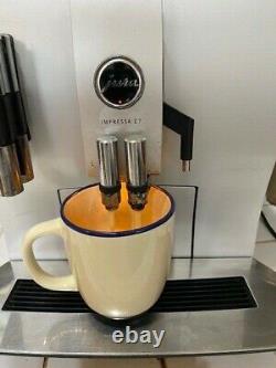 Jura Impressa Z7 One Touch Coffee Espresso Machine. Probably needs servicing