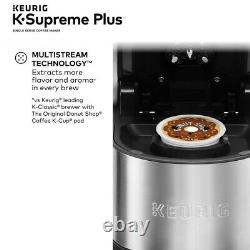 Keurig K-Supreme Plus Single Serve Coffee Machine Stainless Steel/ Black