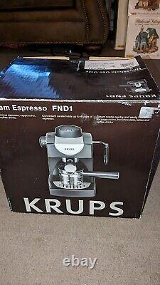 Krups Alegro 4 Cup Espresso Machine FND1 Latte Cappuccino Steam NEW IN BOX