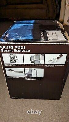 Krups Alegro 4 Cup Espresso Machine FND1 Latte Cappuccino Steam NEW IN BOX