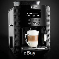 Krups EA815P automatic Cappuccino Espresso coffee maker machine BLACK
