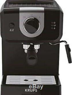 Krups XP320840 Opio Steam and Pump Coffee Machine, Black