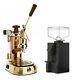 La Pavoni Professional Prg Espresso Coffee Machine & Eureka Mignon Manuale Set