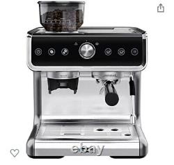 MUELLER Premium Espresso Machine with Coffee Grind and Milk Frother