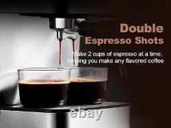 Machine Espresso 20 Bar Pressure Coffee Maker Cappuccino Latte Milk Frother Pump