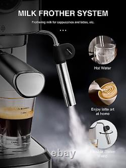 Machine Espresso Coffee Milk Frother Maker Bar 15 Cappuccino and Steam Nespresso