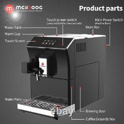 Mcilpoog WS-203 Super-automatic Espresso Coffee Machine With Smart Touch Screen