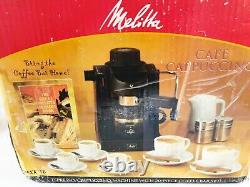 Melitta Cafe Cappuccino Espresso Machine & 20 Piece Set NIB