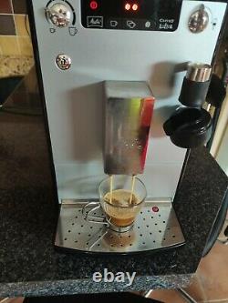 Melitta Caffeo Lattea Full Automatic Coffee Machine Silver/Black bean to cup