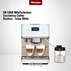 Miele CM 6360 MilkPerfection Countertop Coffee Machine Lotus White