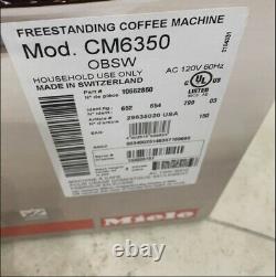 Miele CM6350 Countertop Coffee Machine Obsidian Black Brand New Local P/U