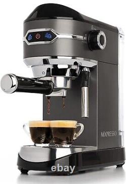 Mixpresso 15 Bar Espresso Machine Latte Cappuccino Maker withMilk Frother 1450W
