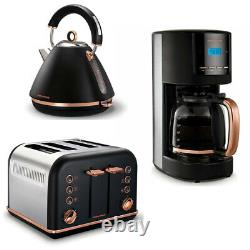 Morphy Richards Accent Stainless Steel Toaster/Kettle & Coffee Machine Rose Gold