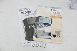 Mr. Coffee BVMC-ECMP1000-RB Espresso Cappuccino Maker Café Barista 15 Bar Silver