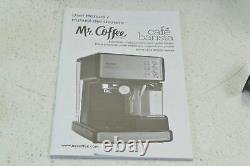 Mr. Coffee BVMCECMP1000RB Silver Espresso Cappuccino Maker Café Barista Machine