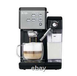 Mr. Coffee Black Stainless OneTouch Coffee House Espresso and Cappuccino Machine