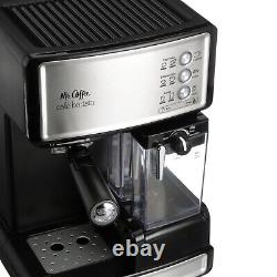 Mr. Coffee Cafe Barista Black & Silver Premium Espresso/Latte/Cappuccino Maker