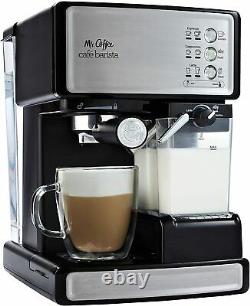 Mr. Coffee Cafe Barista Espresso and Cappuccino Maker Silver