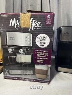 Mr Coffee Cafe Barista Expresso & Cappuccino Machine with Frother One Use Cleaned