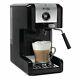 Mr. Coffee Easy Maker Authentic Pump Espresso Machine, 6 Piece, Chrome/black
