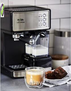 Mr. Coffee Espresso And Cappuccino Maker Café Barista, Silver