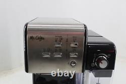 Mr. Coffee Espresso Cappuccino Machine Programmable Coffee Maker Stainless Steel