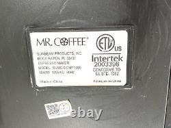 Mr. Coffee Espresso and Cappuccino Machine, Programmable Coffee Maker READ