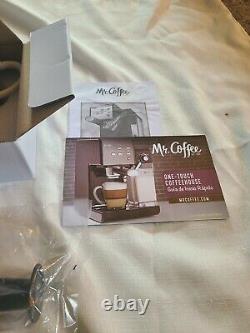 Mr. Coffee One-Touch CoffeeHouse Espresso & Cappuccino Machine Black/Stainless