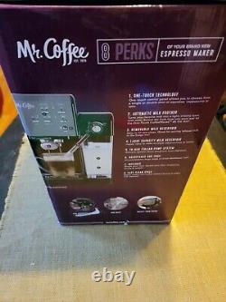 Mr. Coffee One-Touch CoffeeHouse Espresso Maker and Cappuccino Machine Brand New