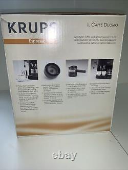 NEW Krups II Caffe Duomo Type 985 Black Espresso Machine Coffee Maker