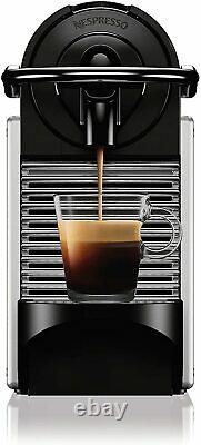 Nespresso Pixie Coffee Machine, Colour Aluminium Black