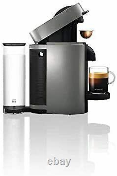 Nespresso Vertuo+ Coffee and Espresso Machine by De'Longhi with Aeroccino, Gray