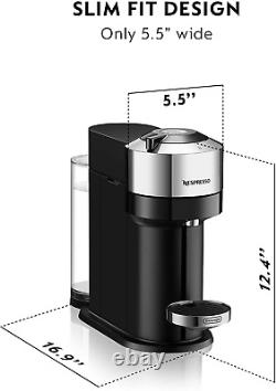 Nespresso Vertuo Next Deluxe Coffee and Espresso Machine NEW by De'Longhi, Pure