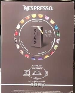 Nespresso by Breville Vertuo Coffee and Espresso Machine + Aeroccino. Chrome