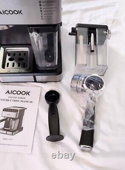 New Aicook Coffee Machine Cappuccino Espresso Maker Model CM6858