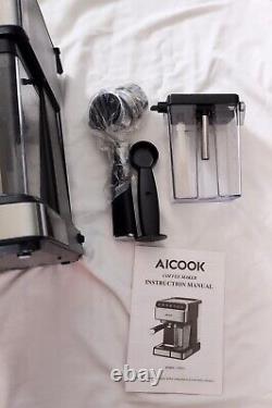 New Aicook Coffee Machine Cappuccino Espresso Maker Model CM6858