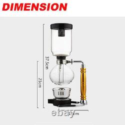 New DIY Coffee Siphon Pot Coffee Bean Grinder Coffee Machine Glass Coffee Set