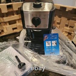 New! DeLonghi EC155 M Bar Espresso and Cappuccino Latte Machine Open Box Coffee