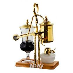 New Gold Royal Family Balance Syphon Coffee Maker Set Thermosta Coffee Machine