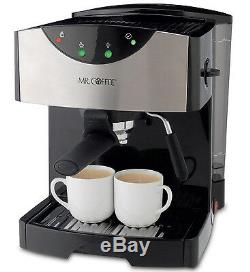 New! Mr Coffee Steam Espresso Machine Hot Cappuccino Latte Froth Maker Cafe