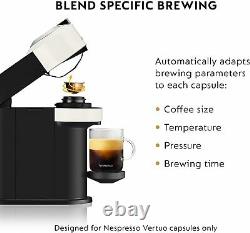 New! Nespresso Vertuo Next Coffee & Espresso Maker With Milk Frother-White