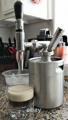 Nitro Cold Brew Coffee Maker Machine 64 Oz Stainless Nitrogen Infuser Coffee Keg