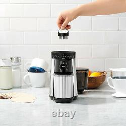 OXO 8717000 BREW One Touch Stainless Steel Conical Burr Coffee Grinder Machine